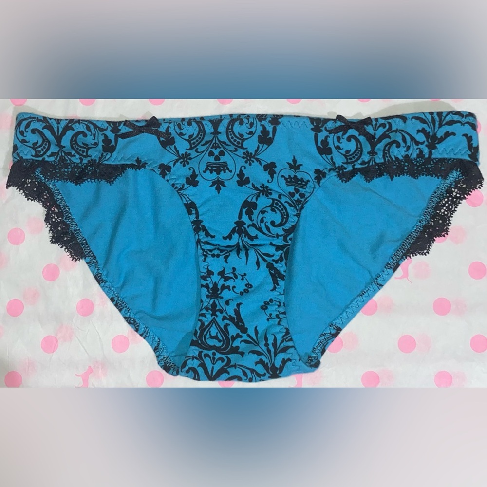 New Victoria's Secret PINK vintage bikini panties skinny side lace ruffles bows